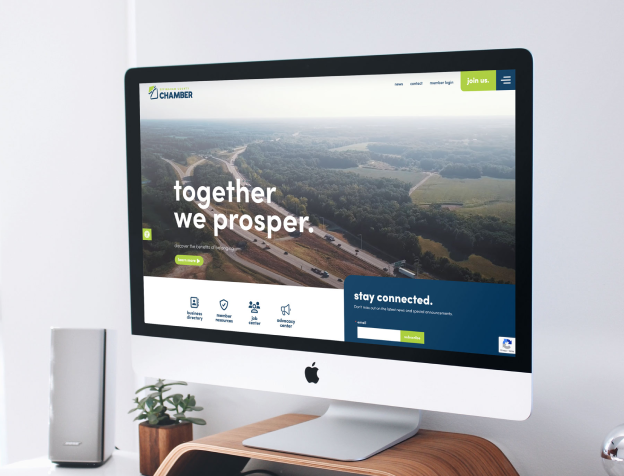 Effingham County Chamber Website Mockup