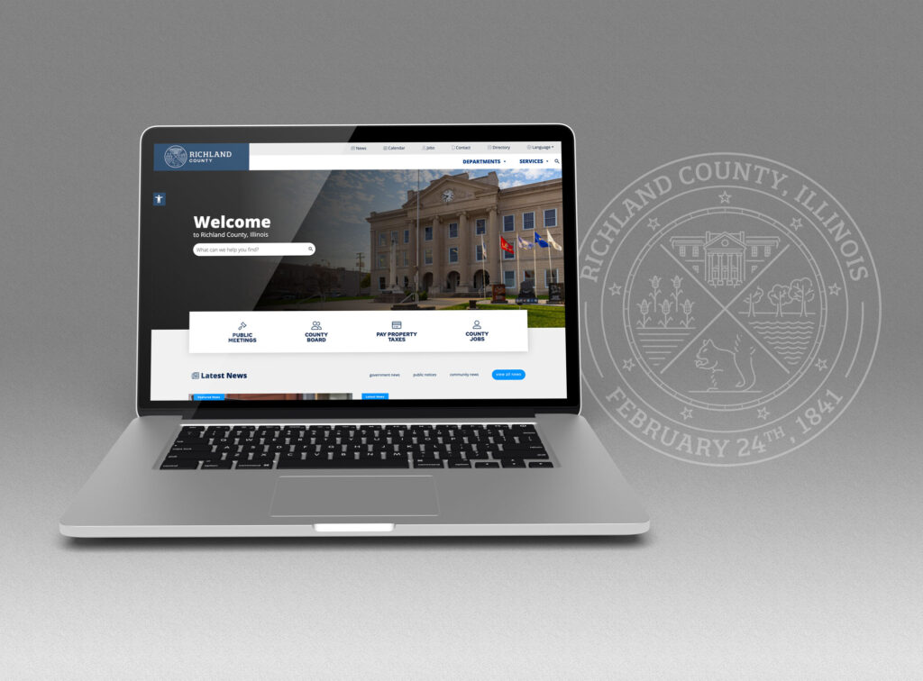 Cover image Richland County Website & Logo