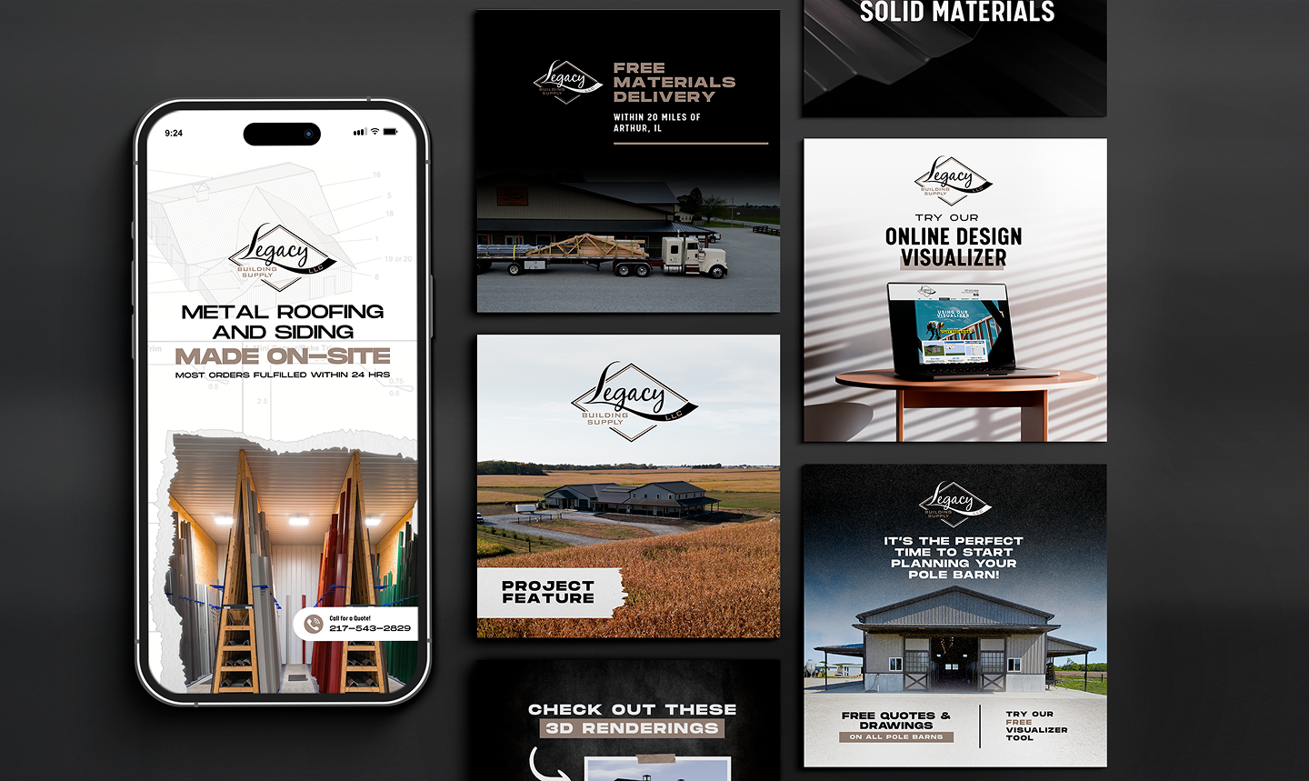 Legacy Building Supply Instagram Posts & Stories