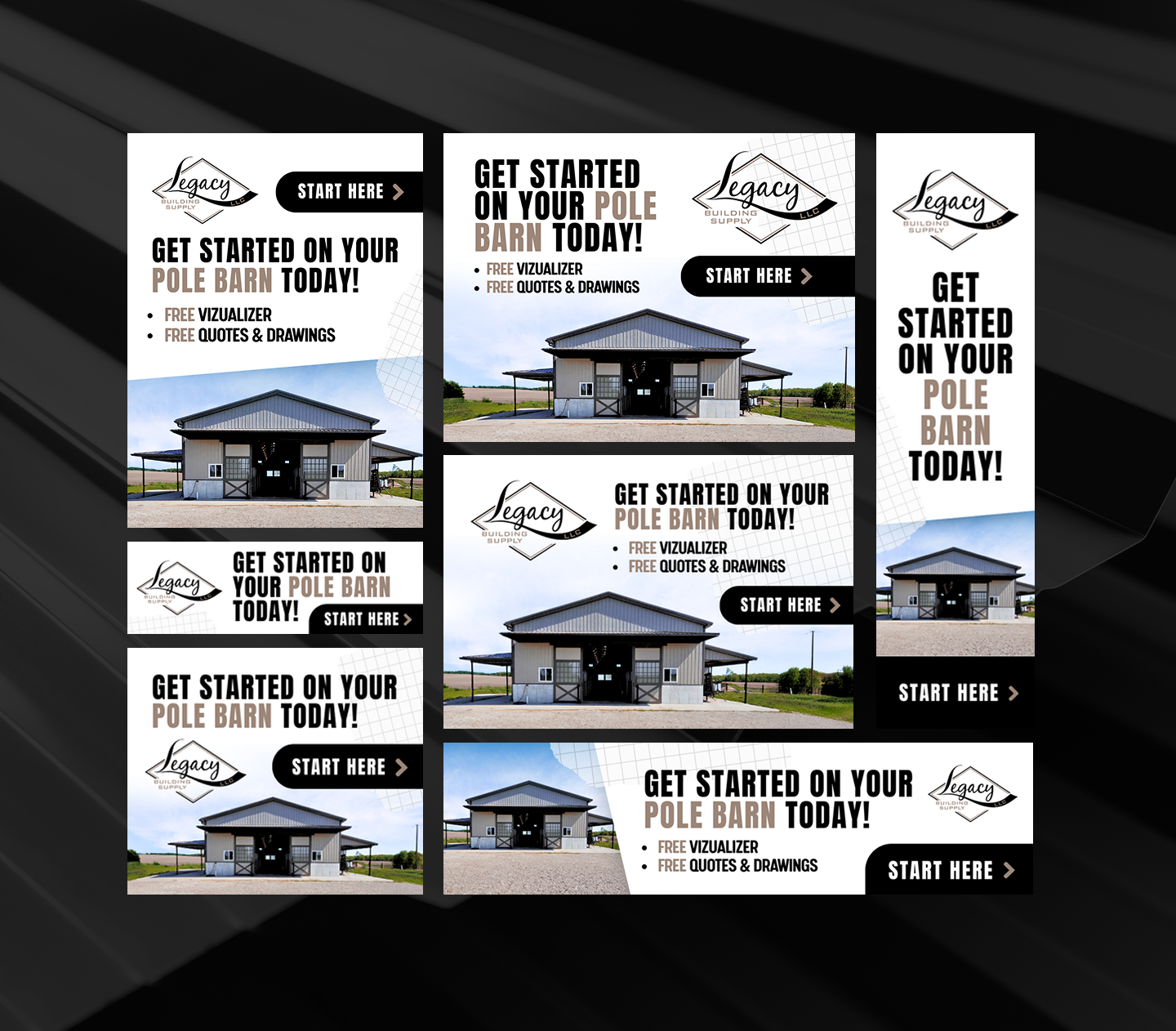 Legacy Building Supply Ads